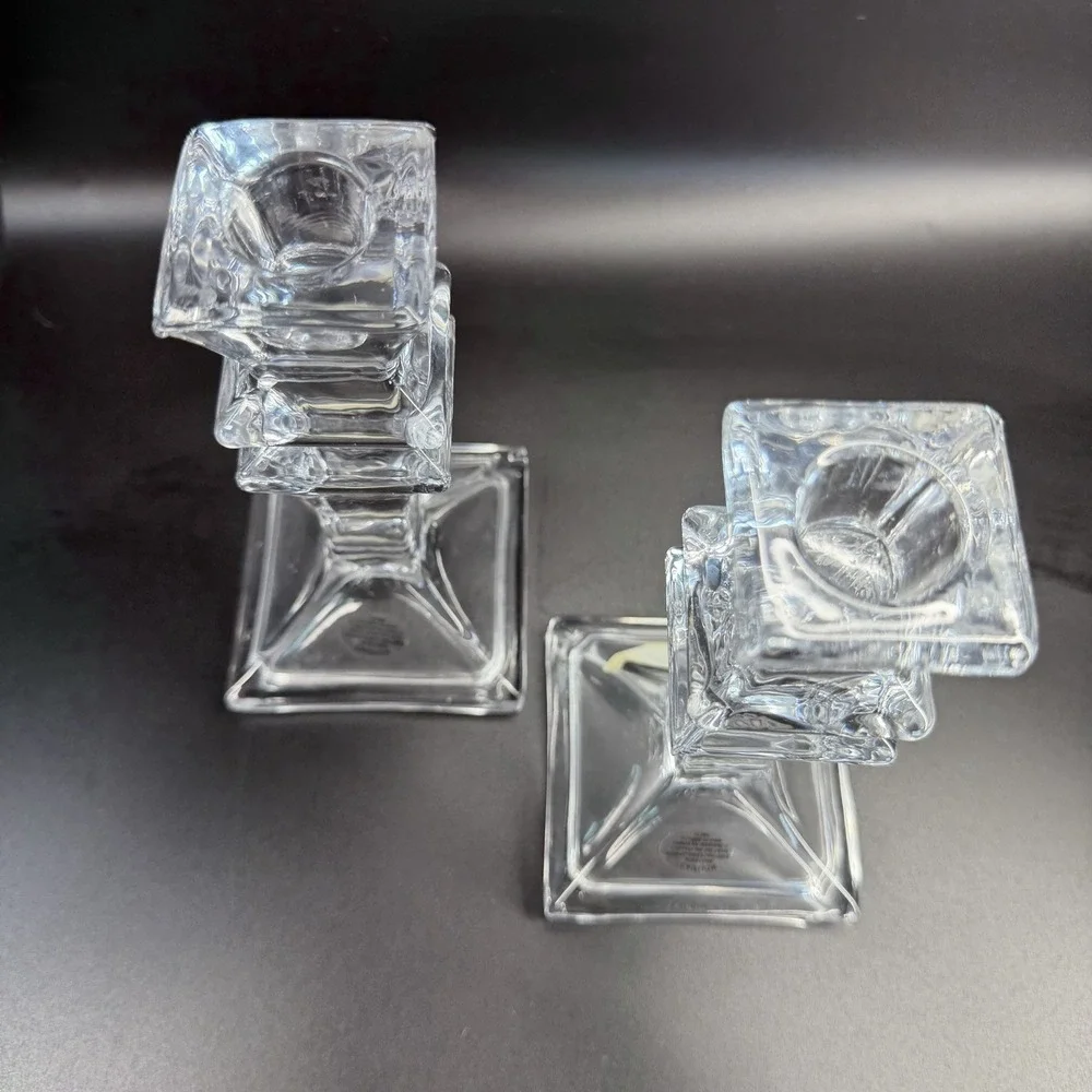 Pair SHANNON Candlesticks Taper‎ Candle Holders